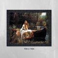 thumbnail image 7 of The Lady of Shalott Framed Print by John William Waterhouse, World Famous Wall Art Collection, Grace Your Living Room or Kitchen Decor With This Print, 11x14, 2484CH, 7 of 7