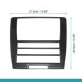 thumbnail image 4 of Car Center Control CD AC Decoration Panel Sticker Decals Soft Carbon Fiber Trim Cover for Ford for Mustang 2009 2010 2011 2012 2013, 4 of 7