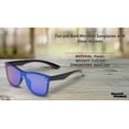 thumbnail image 4 of 10 Upper Decks Mirrored Sunglasses Pack - Plastic, UV Protection, Lenses UV 400 - Blue, 4 of 8