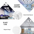 thumbnail image 6 of 1 Pack Hockey Theme Fluorescent Light Covers for Ceiling Lights Sports Athletes Silhouette Grey Background Magnetic Ceiling Light Covers Overhead Light Filters for Office Classroom Home, 6 of 9