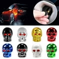 thumbnail image 3 of SHANGYU 4Pack Tyre Valve Caps, Skull Head * Bike Motorcycle Car Wheel Tires Valve Caps, Skull Styling Car Tire Universal Tire Dust Covers, for Cars, Motorbike, Trucks, Bicycle, 3 of 9