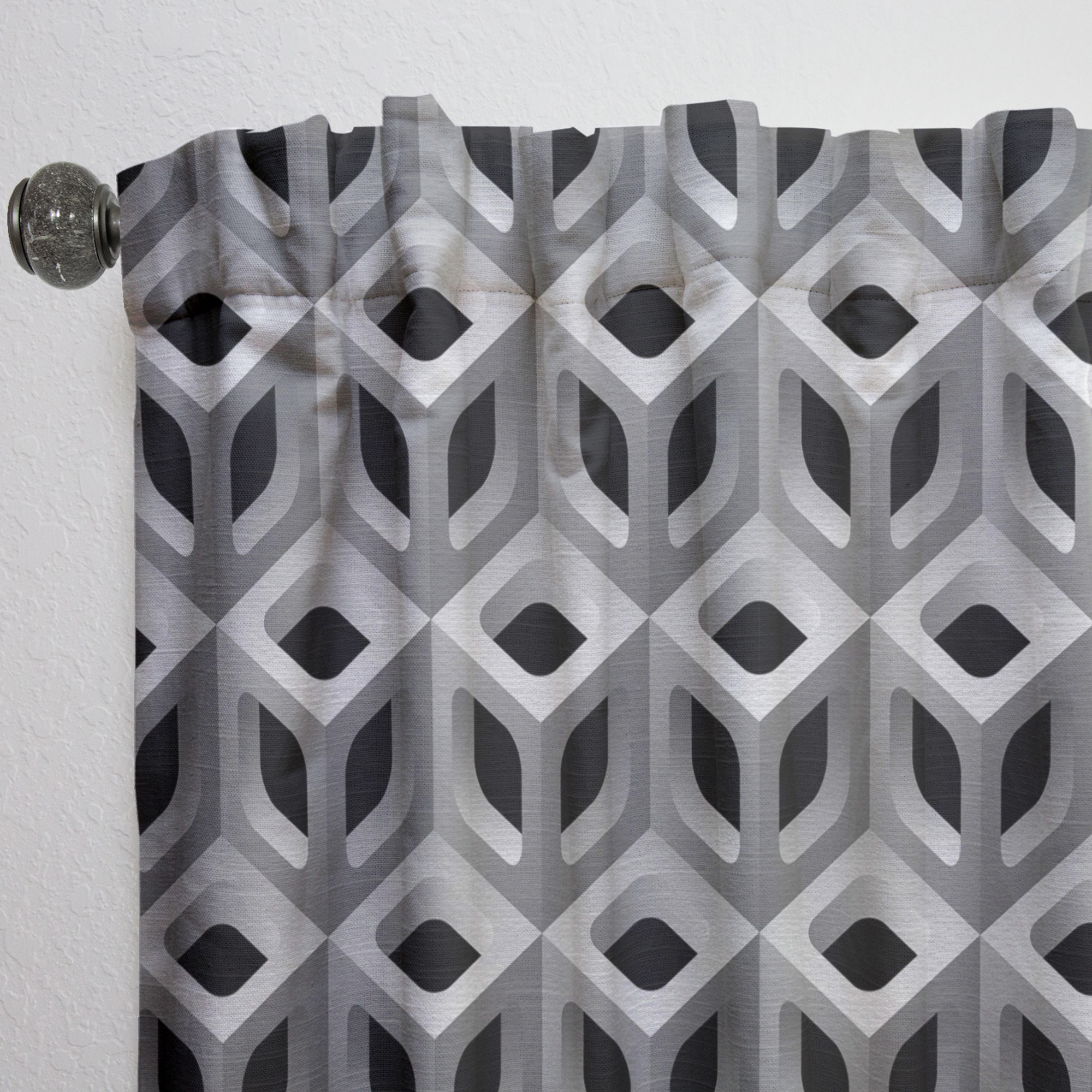 Designart 'Scandinavian Pattern VI' Scandinavian Curtain Panel