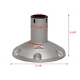 thumbnail image 4 of Springfield Boat Fixed Pedastal 1240006-MAL | 6 x 2 7/8 Inch, 4 of 4