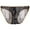 Black, variant on Men's Underwear Ultrathin Mesh Triangle Transparent Panties Breathable, L, White