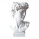 thumbnail image 1 of Portalápices creativo de resina, escultura de David, retrato, estatua, Caja de almacenaje para brochas de maquillaje, jarrón para maceta, arte artesanal, decoración de jardín JM, 1 of 5