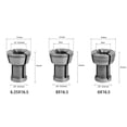 thumbnail image 1 of Bgsha M17 6/6.35/8mm Collet Chuck Adapter With Nut Engraving Trimming Machine Router, 1 of 7