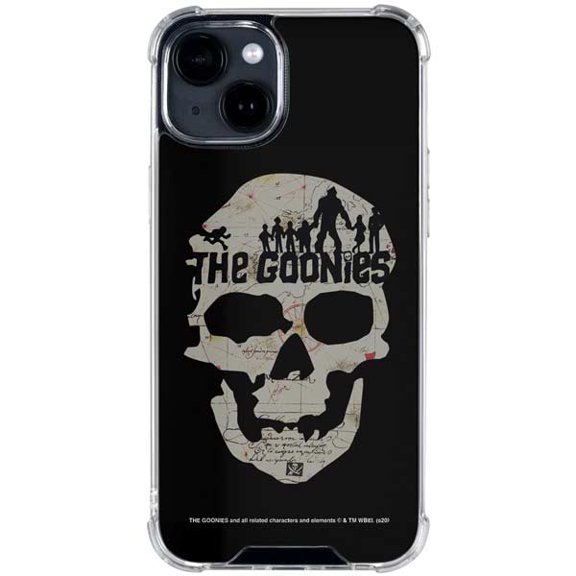 Skinit Warner Bros The Goonies (1985) The Goonies Skull Map iPhone 14 Plus Clear Case