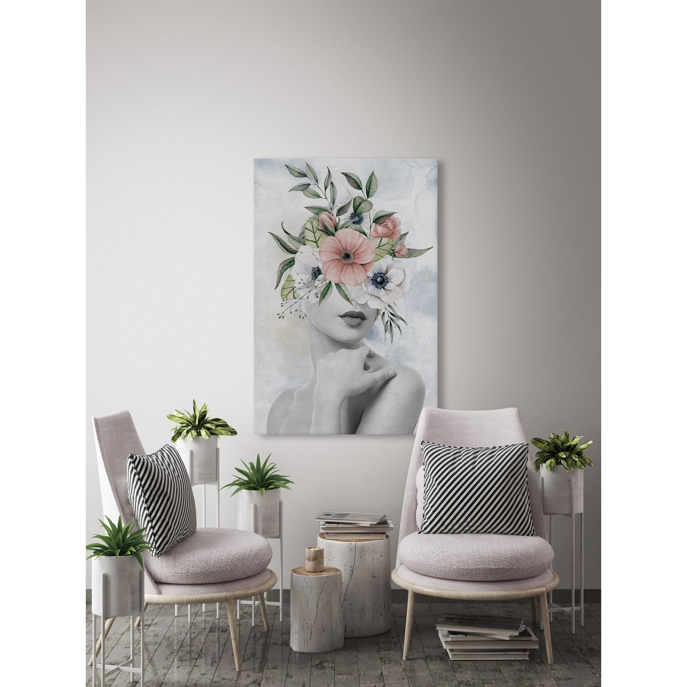 Beauty Beyond 8 in x 12 in Painting Canvas Art Print, by Marmont Hill