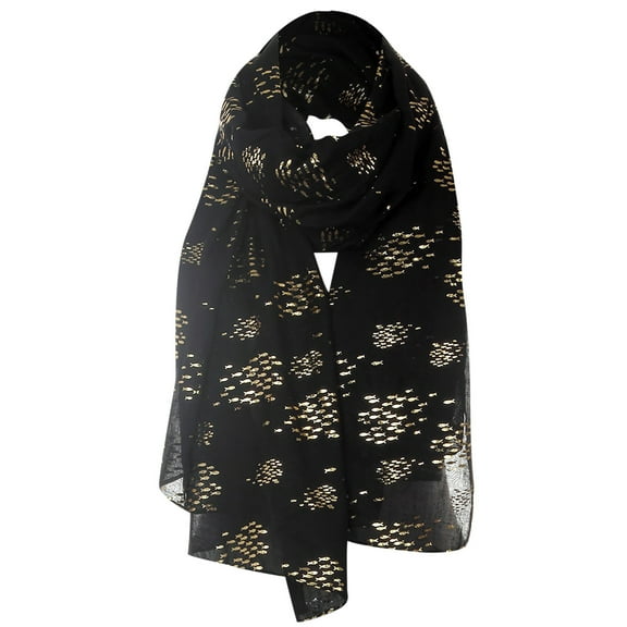 ZJXFGS Blanket Wrap Shawl Easter Scarf for Women Fall Scarves for Women Lightweight Knit Scarf and Hat Women Christmas Scarf Christmas Scarf for Women Womens Scarves Black One Size