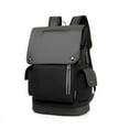 thumbnail image 2 of Large Capacity Campus College Style College Student Schoolbag,Grey, 2 of 2