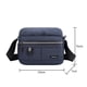 thumbnail image 3 of Bolsa bandolera de lona reflectante para hombre, para teléfono, viaje de trabajo (azul horizontal) Ehuebsd Para Estrenar, 3 of 9