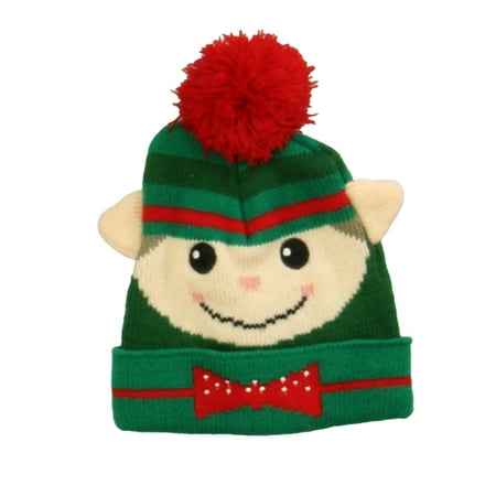 

Pre-owned Unknown Brand Unisex Green Elf Winter Hat size: 12-24 Months