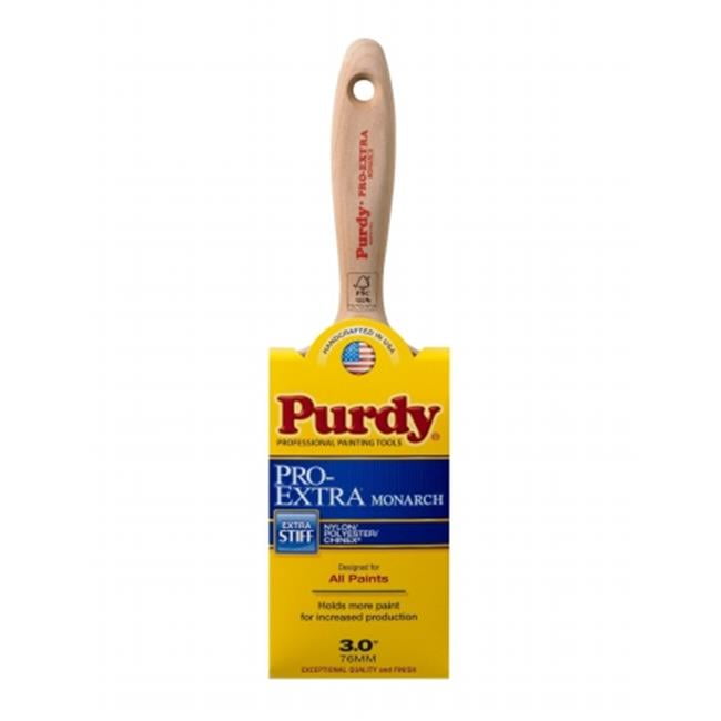 Purdy 144234730 Extra-Stiff Nylon Pro-Extra Monarch Paint Brush- 3 in ...
