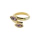thumbnail image 1 of Anillo para Mujer con Cristal Fino Swarovski Navette–  Bañado en Oro 14k– Anillo Elegante y Brillante-Aretes de Mujer de Moda, Joyería para Mujer de Moda– Regalo especial Ortiz Espinosa Temporada, 1 of 2