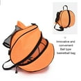 thumbnail image 4 of Toystoory Mochila de baloncesto, bolso de hombro impermeable para fútbol, bolsillo de malla para exteriores, portador de tela Oxford, Ropa Deportiva, Zapatos Naranja, 4 of 6