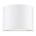 thumbnail image 2 of WAC Lighting Pocket 7" 1-Light LED Traditional Aluminum Wall Sconce in White, 2 of 3