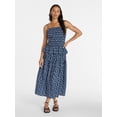 thumbnail image 3 of Time and Tru Women’s Tiered Maxi Skirt, Sizes XS-XXXL, 3 of 6