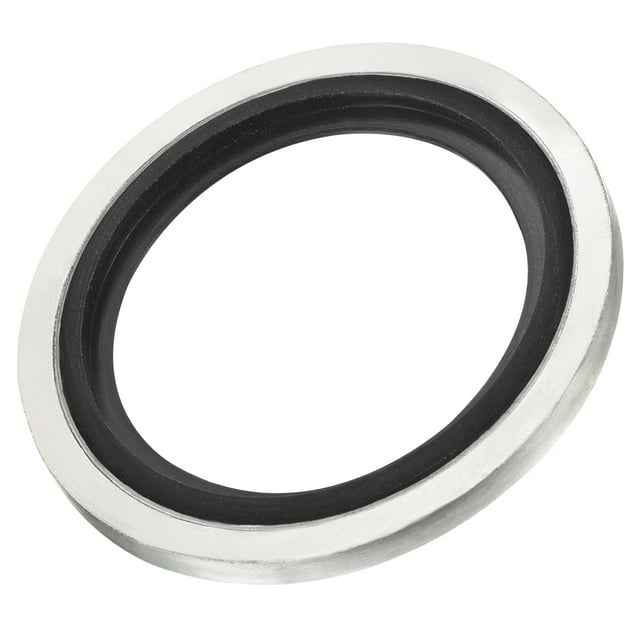 Unique Bargains Rondelles d'Étanchéité en Caoutchouc Nitrile Acier au Carbone G3/4, Lot de 5