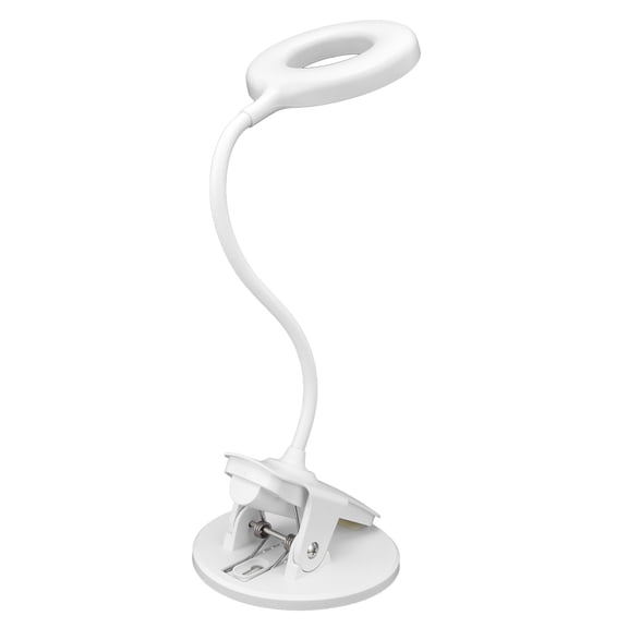 Riousery Intelligent Table Lamp Folding Reading Lamp USB Charging Book Light Clip Desk Lamp with Gooseneck 16.1 inches / 41 cm