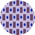 thumbnail image 1 of Ahgly Company Indoor Round Patterned Mauve Purple Area Rugs, 7' Round, 1 of 6