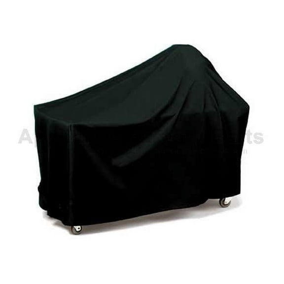 ROUND GRILL W LONG TABLE IN BLACK WRBLRGT