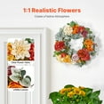 thumbnail image 2 of VEVOR Decorative Wreath 24 in Red Orange Yellow Hydrangeas Roses Year Round Wreath, 2 of 9