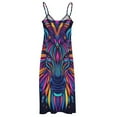 thumbnail image 5 of Tiger Animal Graffiti Sleeveless Dress Woman Fashion Long Dresses Women's Summer Suit Dress Summer 2025 Women, 5 of 7