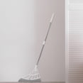 thumbnail image 2 of Escoba Telescópica Limpiaparabrisas Squeeze Mop Plástico suave Telescópico Antiadherente Hair Sweep Mop (Gris) Wdftyju Libre de BPA, 2 of 3