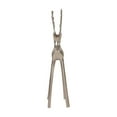 thumbnail image 1 of Holiday Time 12.7-Inch Silver Reindeer Sculpture – Christmas Tabletop Decoration, 1 of 4