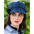 thumbnail image 2 of Mucros Weavers Irish Women's 100% Wool Tweed Newsboy Hat Made in Ireland, 2 of 5