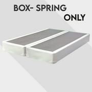 Continental Sleep, 4 Split wood Box Spring/Foundation for Mattress, Queen