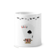 thumbnail image 1 of Patron de juego naipes fichas utensilios Taza de cepillo de dientes, 1 of 3
