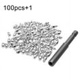 thumbnail image 3 of Phyun 100pcs Winter 9mm Tire Snow Non-slip Screw Chain Spike W/Tool For Car Motorcycle, 3 of 5
