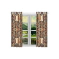 thumbnail image 3 of CADecor Mandala Window Treatment Panel Curtains Window Curtain Kitchen Curtain,Two Piece 26x39 Inches, 3 of 4