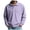 Light Purple, variant on Ketyyh-chn99 Mens Long Sleeve Polo Shirts Men's Long Sleeve Polo Shirt Solid Color Button Lapel Casual Long Sleeve Polo Shirt Size for XL,Grey