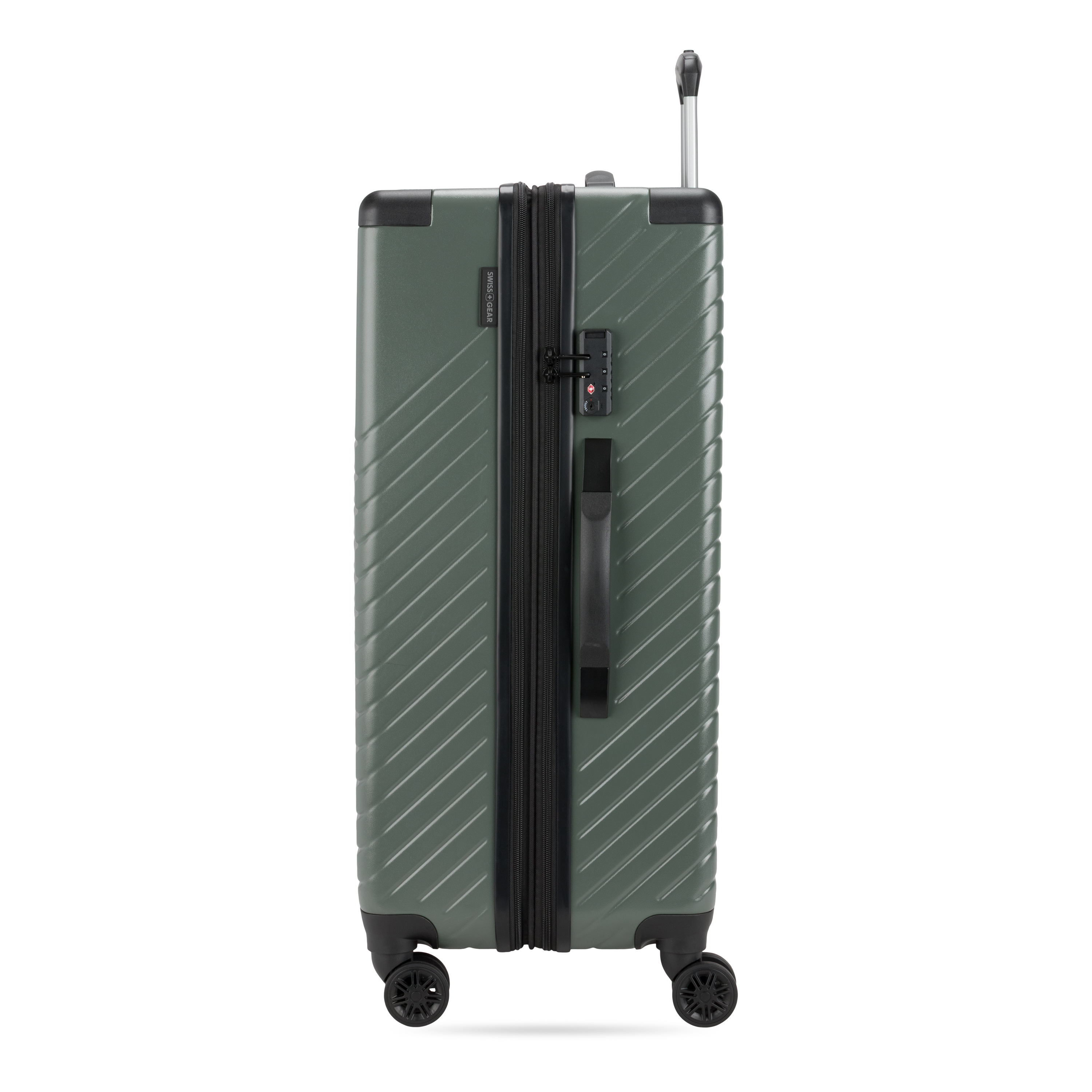 SWISSGEAR Edge Hardside Large Checked Spinner, Thyme Green