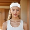thumbnail image 6 of Unique Bargains Ergonomic Design Headband Elastic Headband for Sport White 1 Pc, 6 of 6