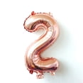 thumbnail image 4 of 32-inch rose gold digital balloon medium aluminum film letter number 0-9 inflatable decoration New Year balloon - style：Number 5；, 4 of 5