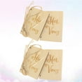 thumbnail image 3 of OUNONA 4 Pcs/2 Bride Wedding Invitations Lovers Beige, 3 of 8