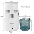 thumbnail image 6 of VINGLI 1.1 Gallon/4L Water Distiller, Countertop Distilled Water Machine BPA-Free,Flame-Retardant, 750W, White, 6 of 8