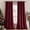 Burgundy, variant on Elegant Velvet Curtains Dark Slate Grommet Curtain Thermal Insulated Soundproof Room Darkening Blackout Blue Curtains/Drapes for Girls & Ladys Living Room/Bedroom Decor 52 x 96 Inch Set of 2