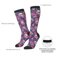 thumbnail image 4 of Rateoe Skull colorful flower daisy Pattern Women’s Knee High Crew Socks,Trouser Socks Comfortable, Breathable, Moisture-Wicking and Soft, 4 of 6