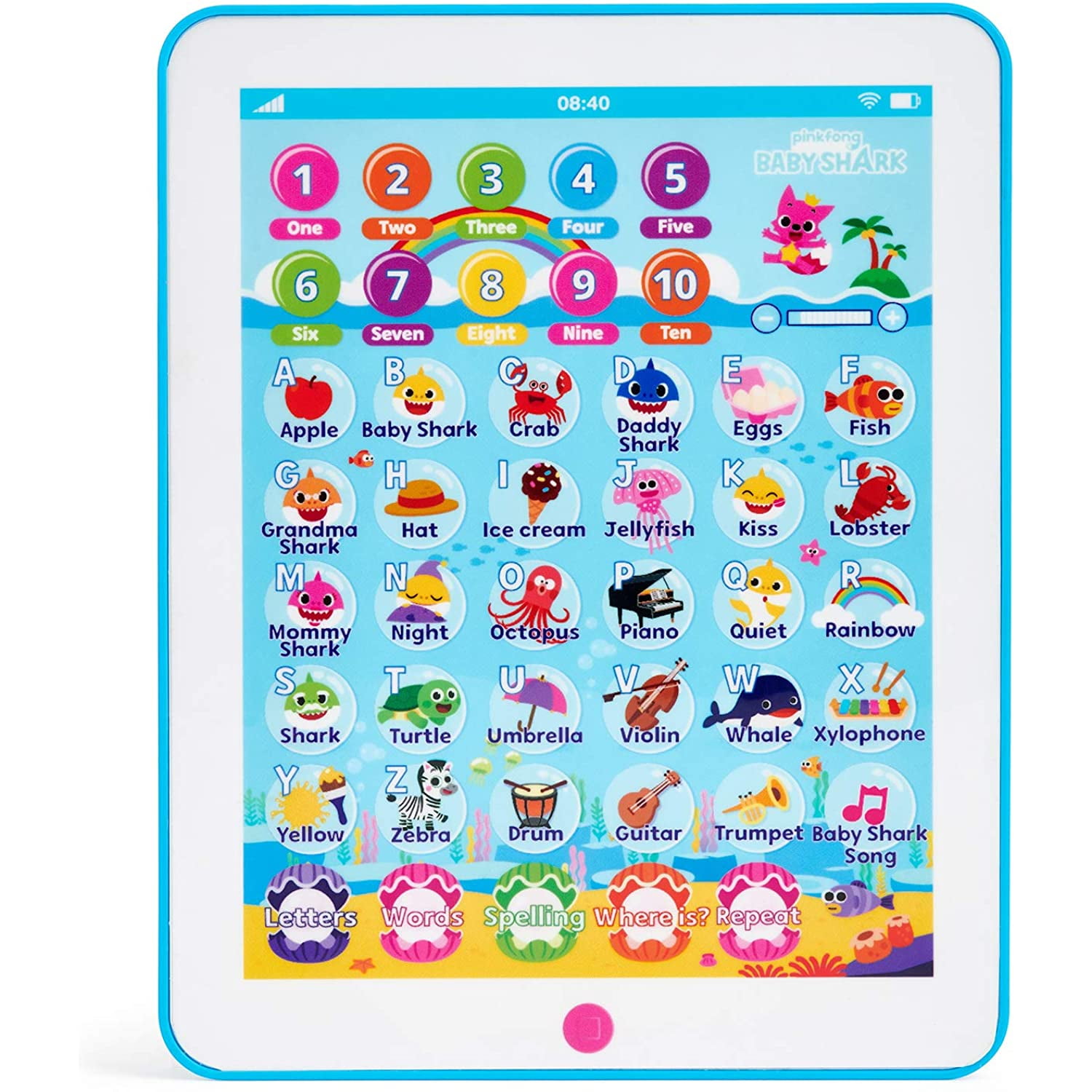 WowWee Pinkfong Baby Shark Tablet Educational Preschool Toy H6 for sale online 
