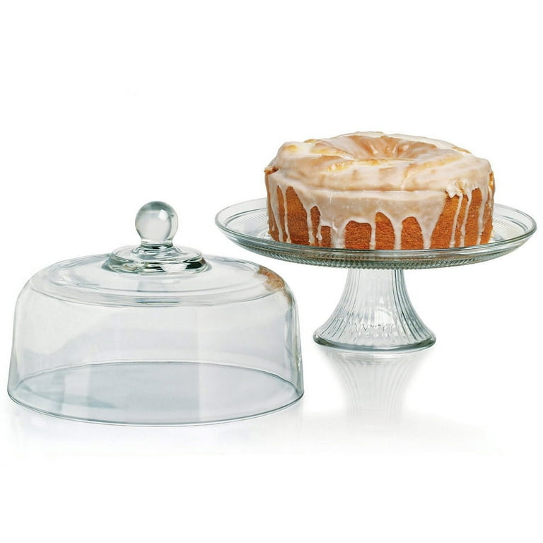  NOLITOY Chinese Tall Cake Pan Cake Holder with Dome