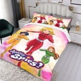 thumbnail image 3 of Totally Spies Conjunto de sábanas temático, trío de piezas, cómodo y amigable con la piel, diseño único, regalo de decoración para el hogar para familiares, amigos y fans, 90 cm * 190 cm, 3 of 6