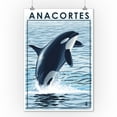 thumbnail image 2 of Anacortes, Washington, Orca Whale Jumping (9x12 Wall Art Print, Home Decor), 2 of 3