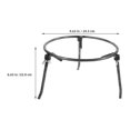 thumbnail image 2 of LEEYNEER 1 Set Fire Pit Cooking Tripod Wok Rack Campfire Stand for Camping Tripods, 2 of 8