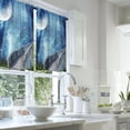 thumbnail image 2 of LALILO Kitchen Curtains and Valances Set of 3 36" Fantasy Window Treatment Tiers for Window Decor, 2 of 5