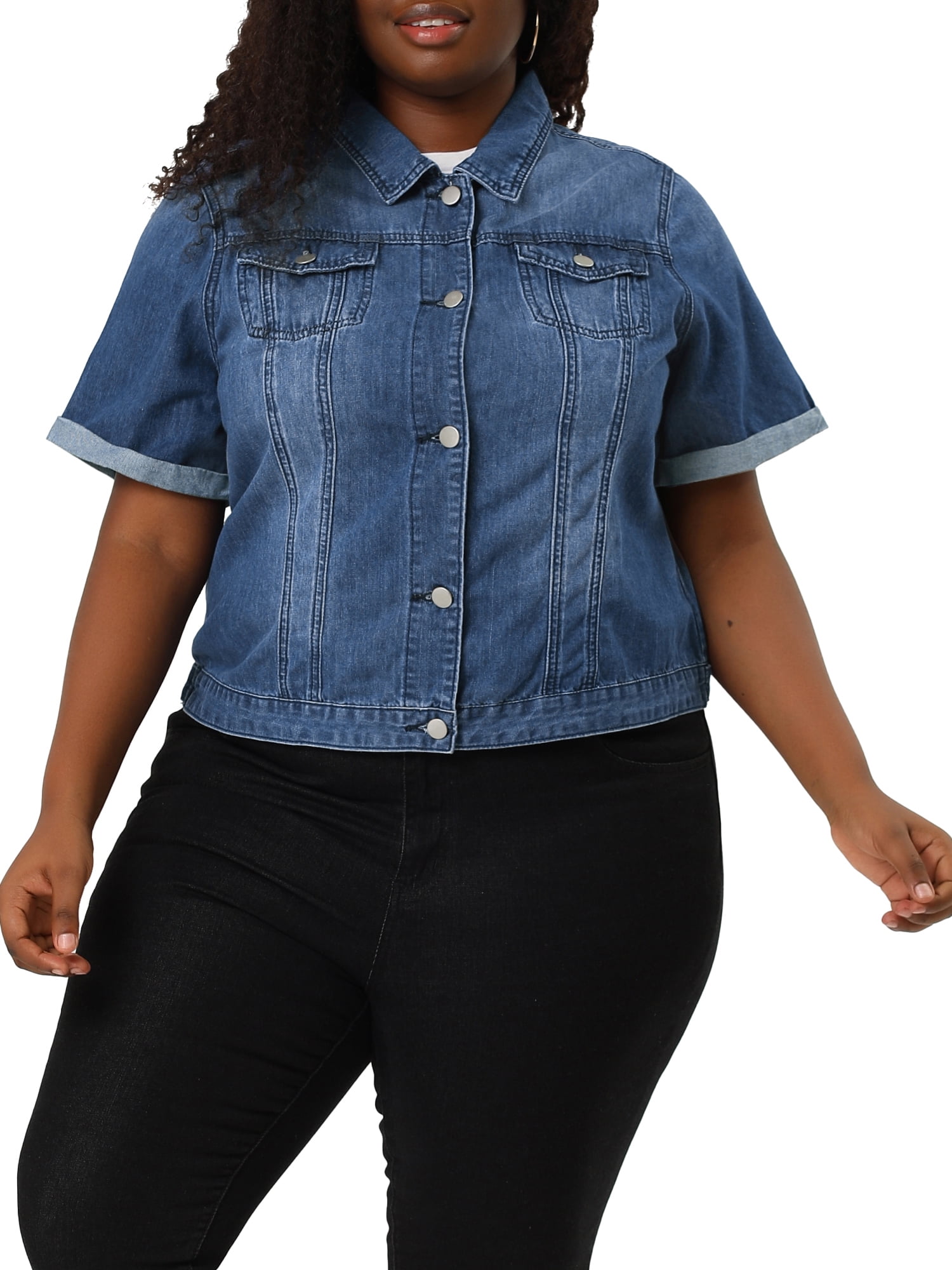 levi jean jacket plus size