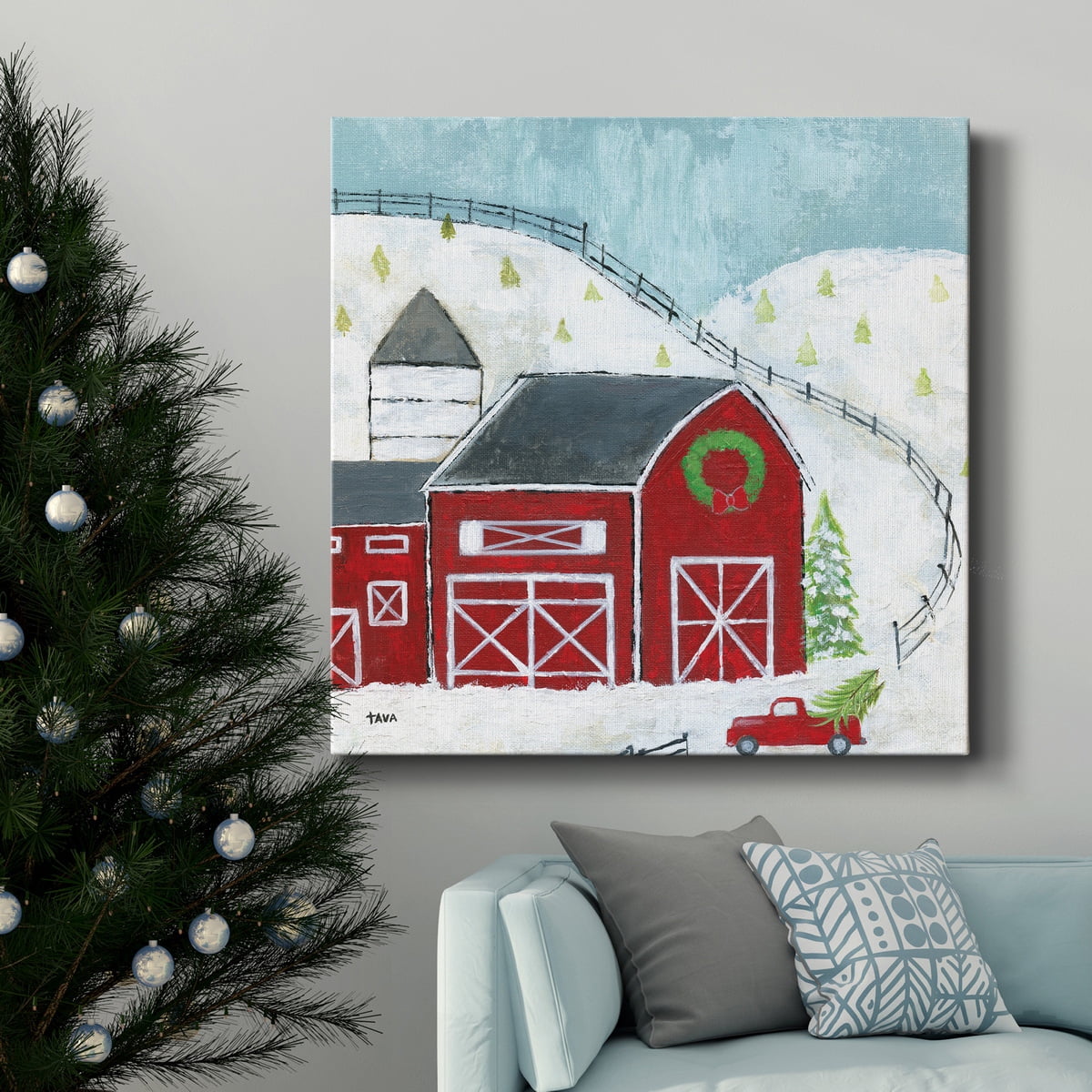 Joy Ornament - Premium Gallery Wrapped Canvas - Ready to Hang